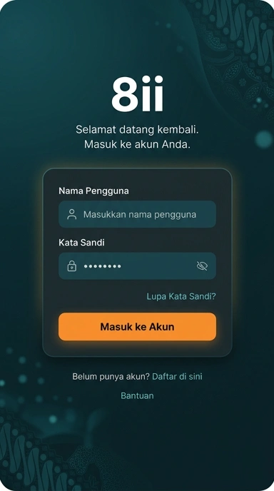 Masuk Akun 8ii untuk Pengguna Android