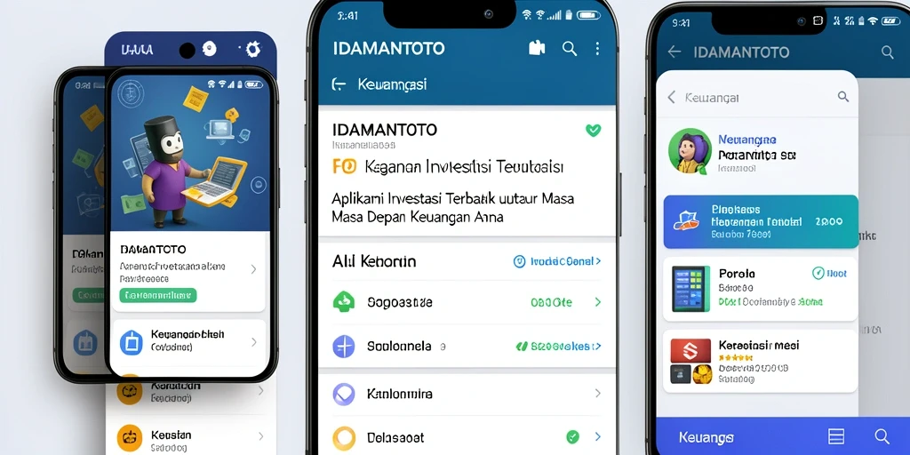 Tampilan antarmuka user-friendly dari aplikasi IDAMANTOTO saat melakukan investasi.