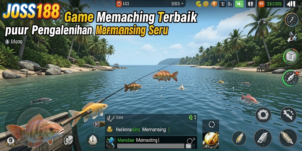Tampilan antarmuka game Memancing JOSS188 yang menarik dan mudah digunakan.