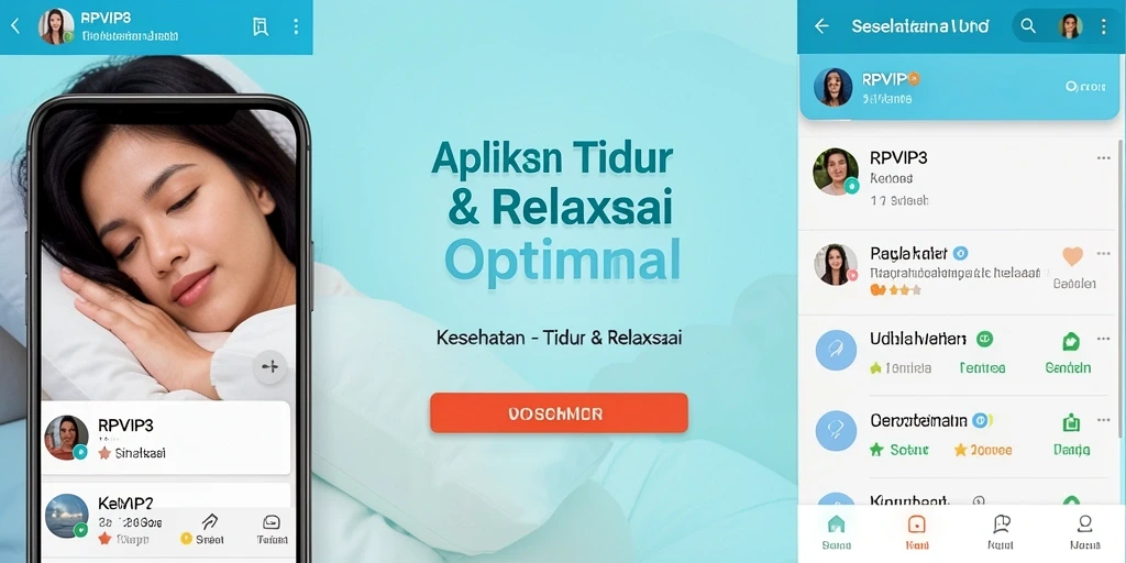 Antarmuka RPVIP3 yang menenangkan untuk relaksasi dan tidur.
