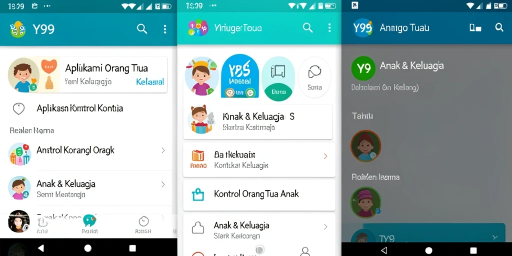 Antarmuka Y89 yang intuitif untuk kontrol orang tua.
